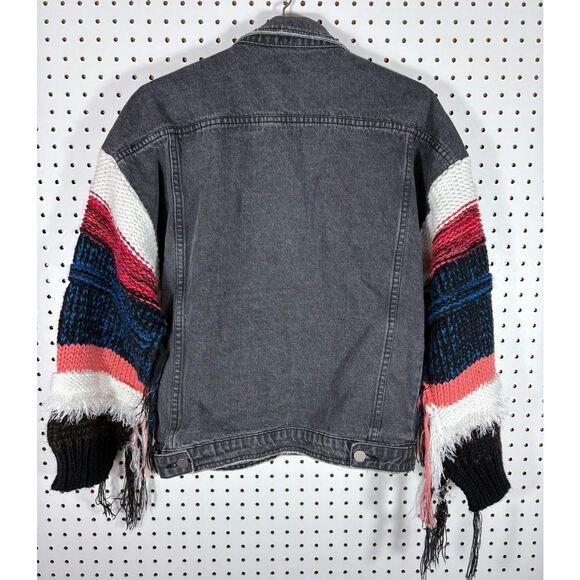 Free People Wren & Glory womans denim jacket Small - Picture 2 of 9